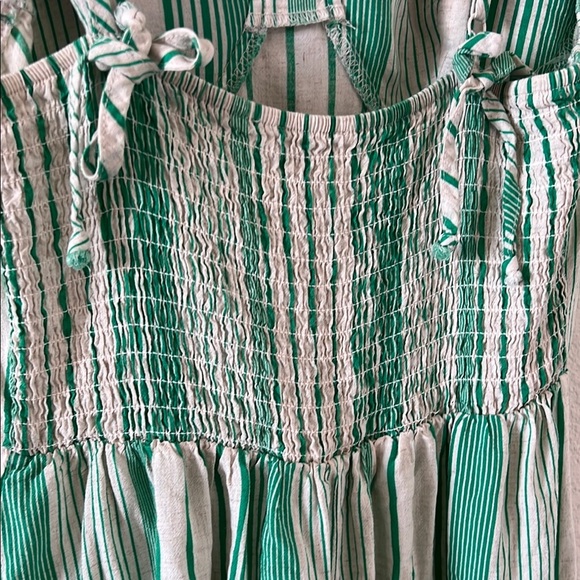 Lily Rose size M Green Striped Dress - Picture 10 of 10